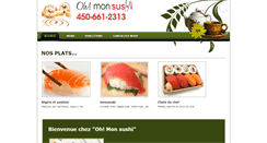 Desktop Screenshot of ohmonsushi.com