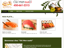 Tablet Screenshot of ohmonsushi.com